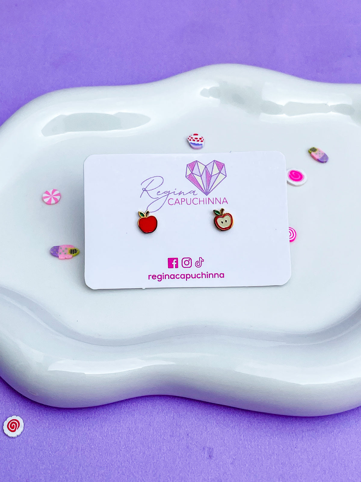Aretes manzana