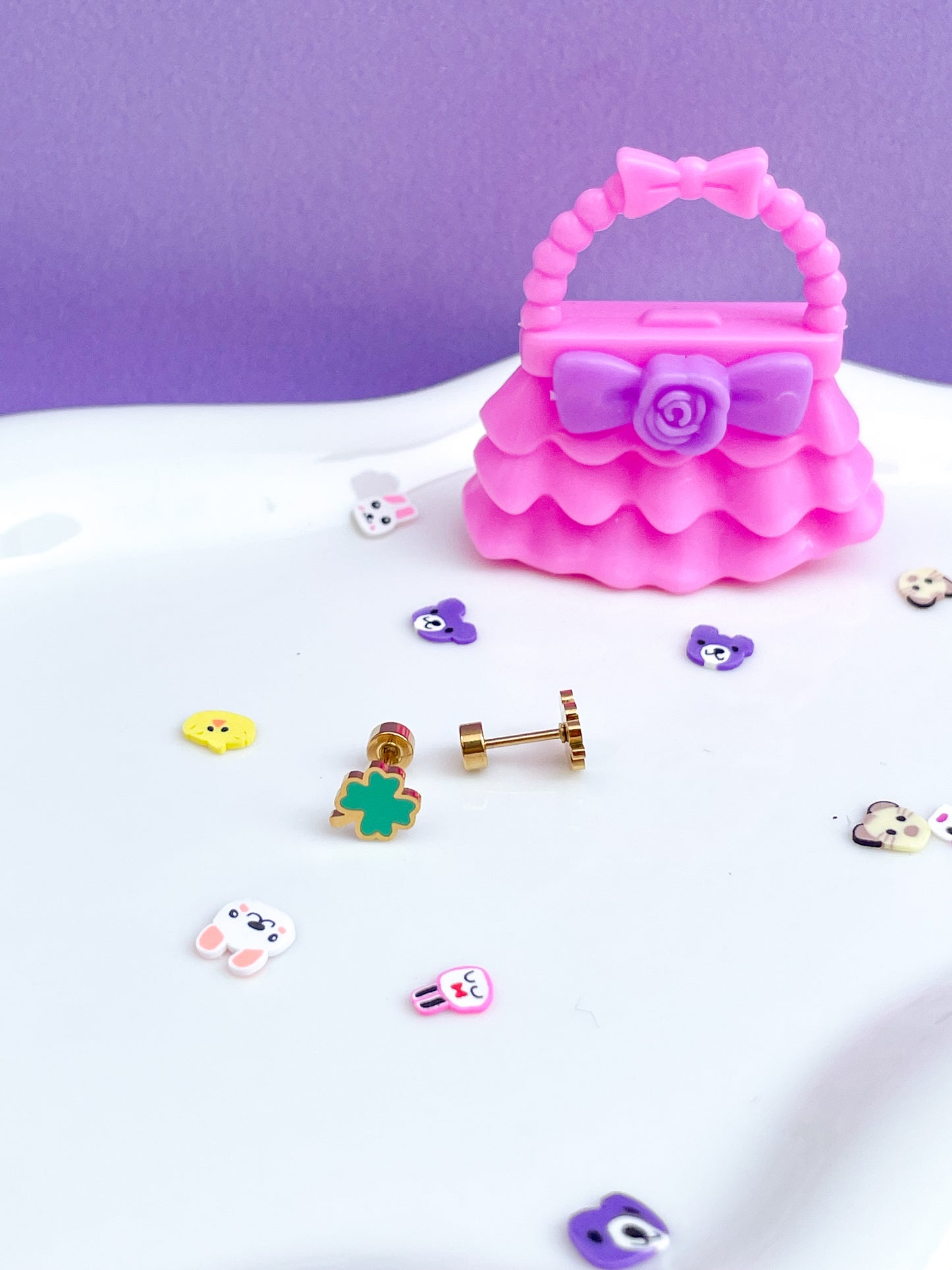 Aretes forma de trébol