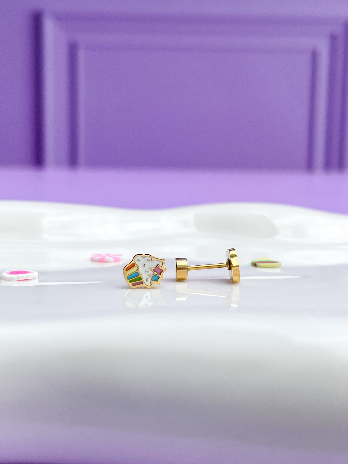 Aretes pastelillo