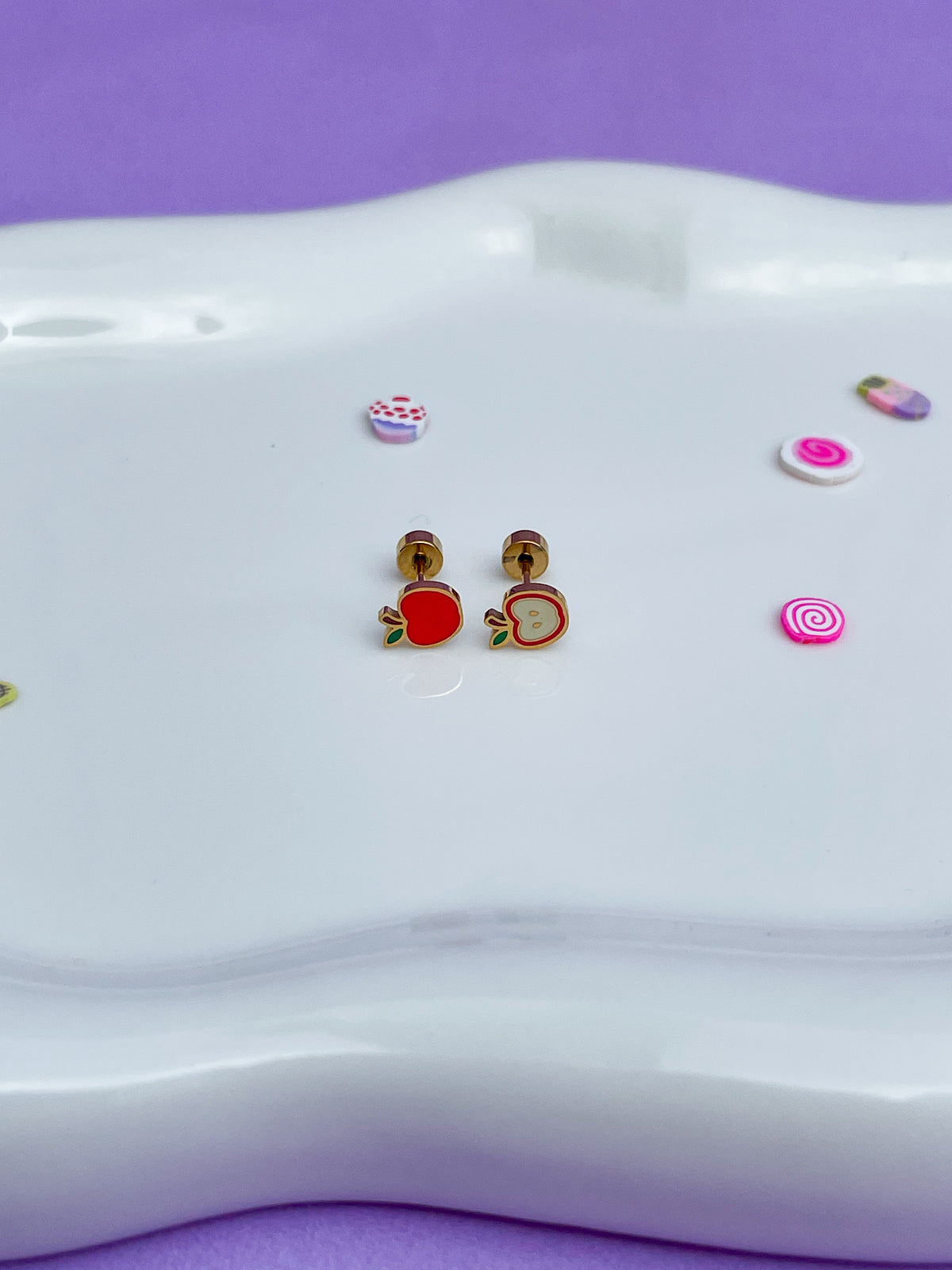 Aretes manzana