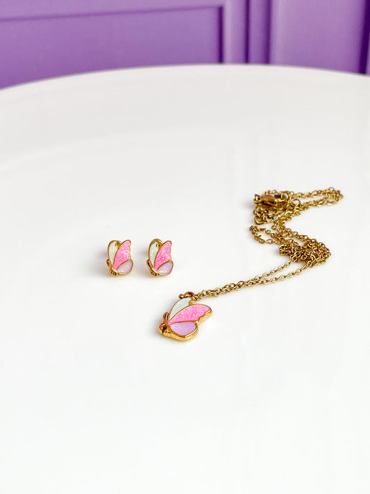 Set Mariposa de lado