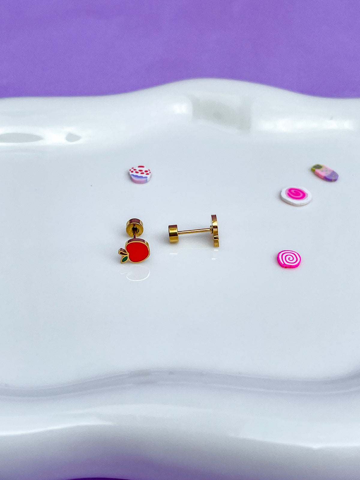 Aretes manzana