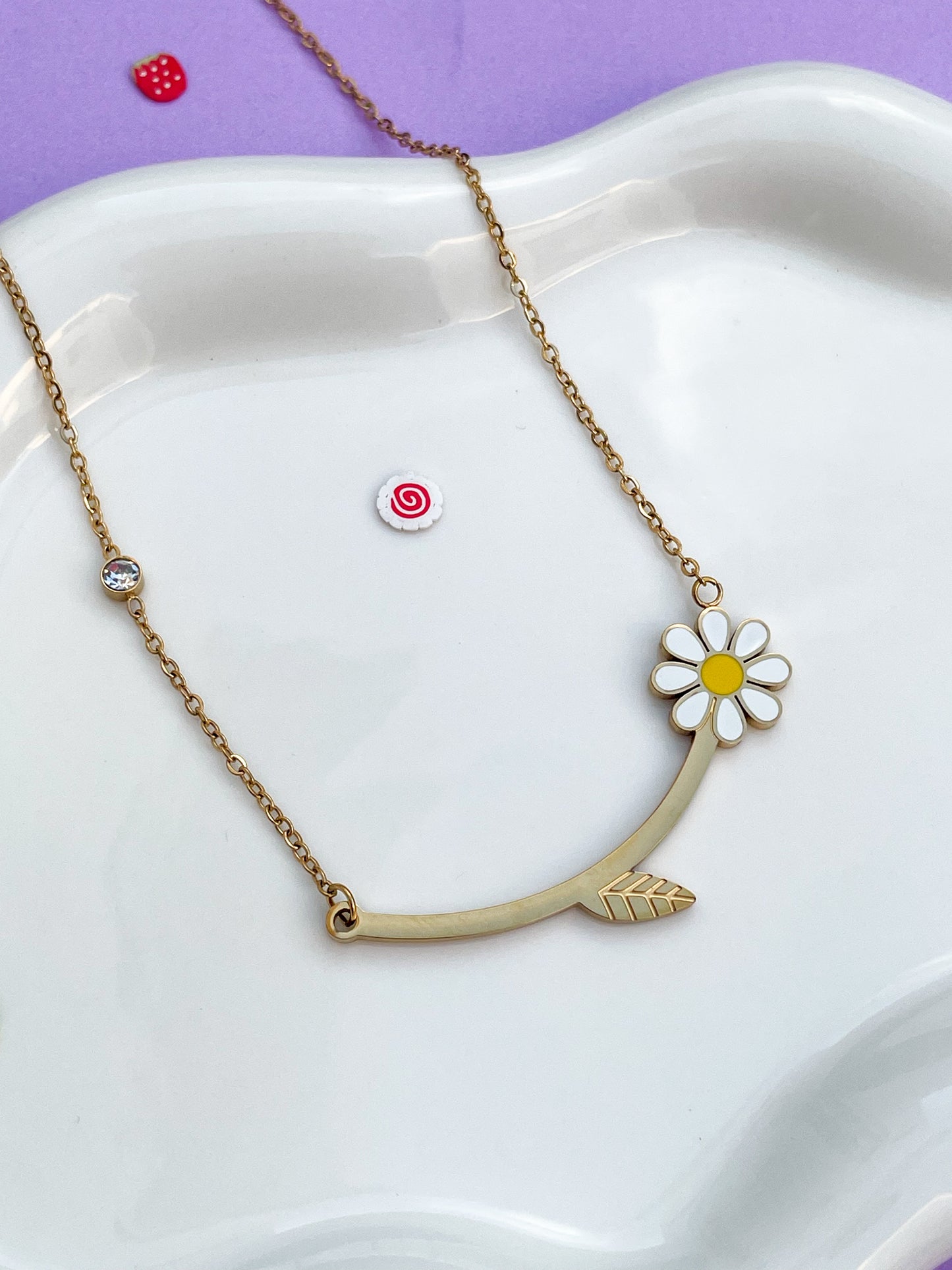 Collar margarita tallo
