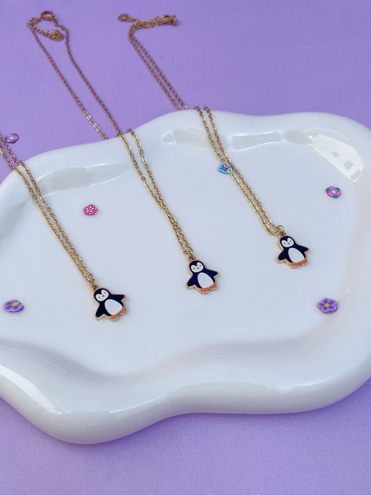 Collar pingüino