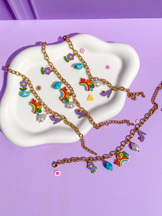 Pulsera charms happy