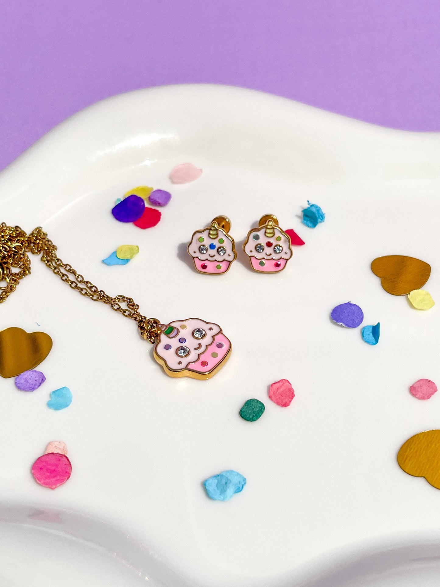 Set de Cupcake con Brillos