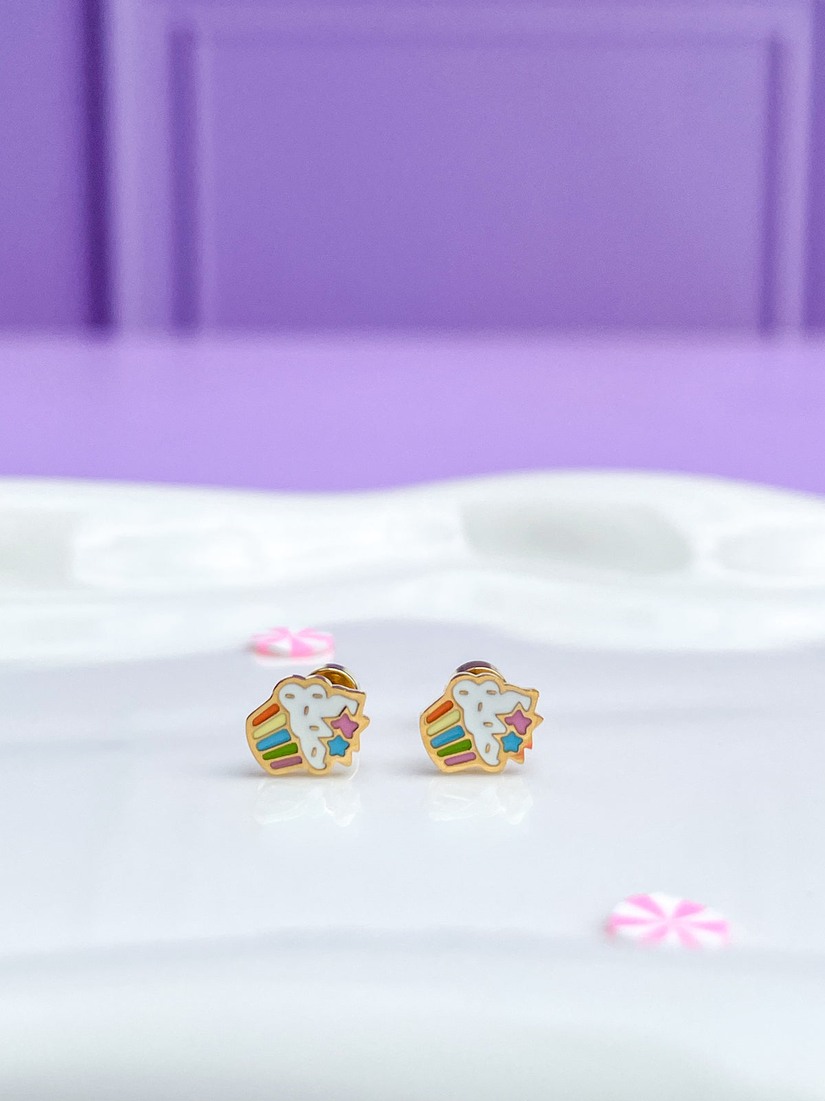 Aretes pastelillo