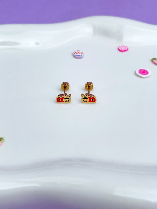 Aretes mariquita