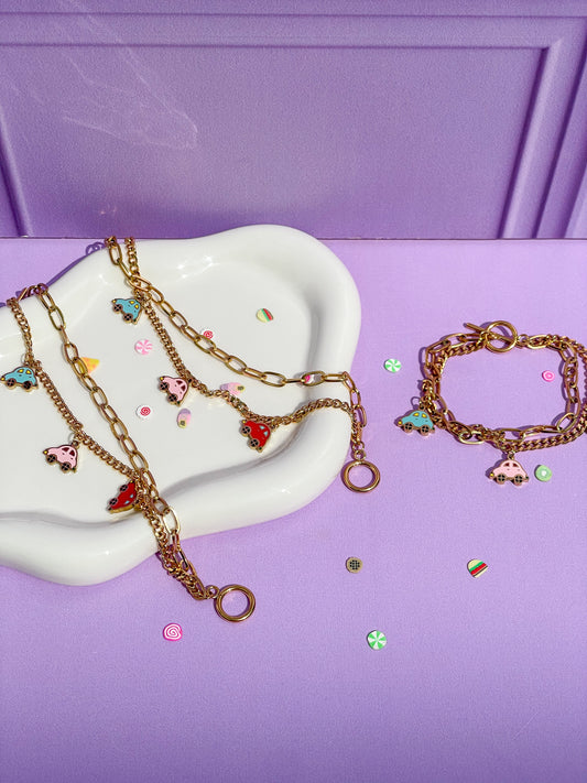 Pulsera doble carro vocho