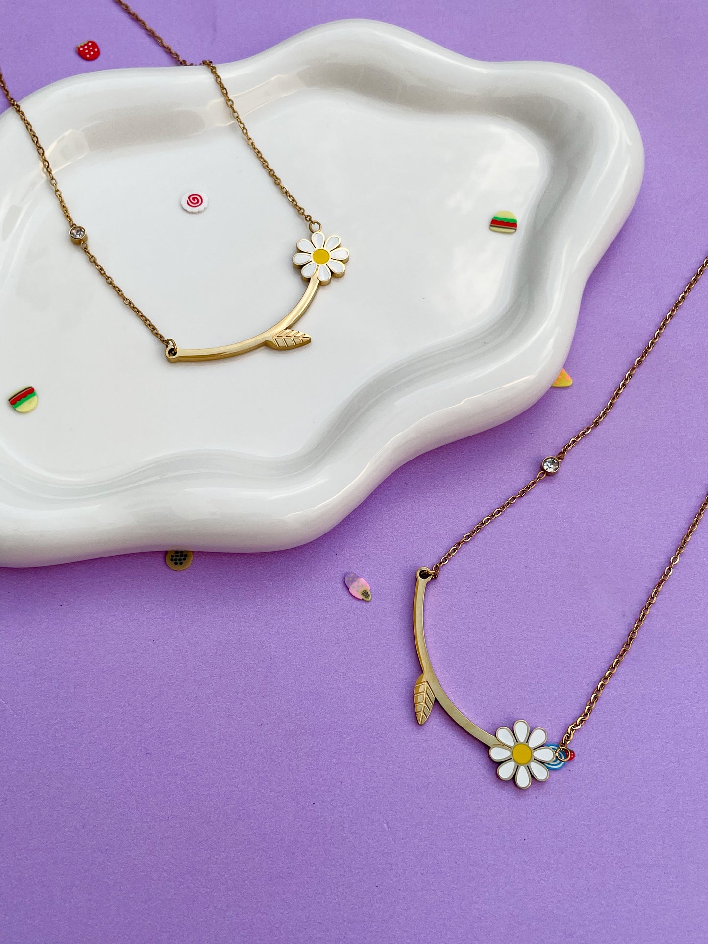 Collar margarita tallo