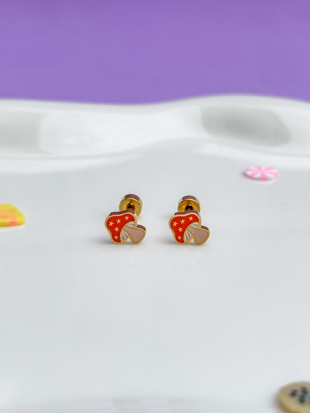 Aretes hongo