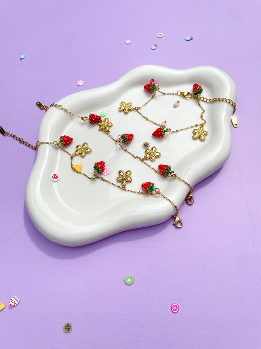 Pulsera de fresas
