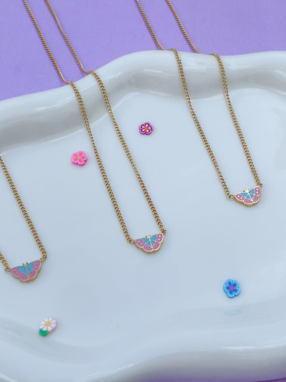 Collar mariposa mini
