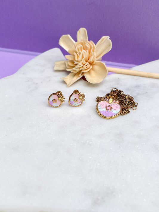 Set Corazón con Corona